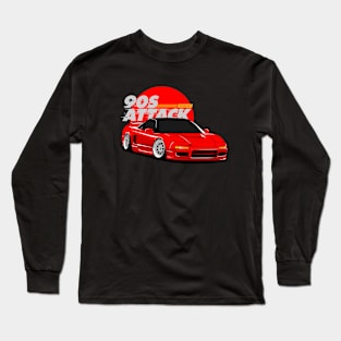 Honda NSX 90s JDM Car Long Sleeve T-Shirt